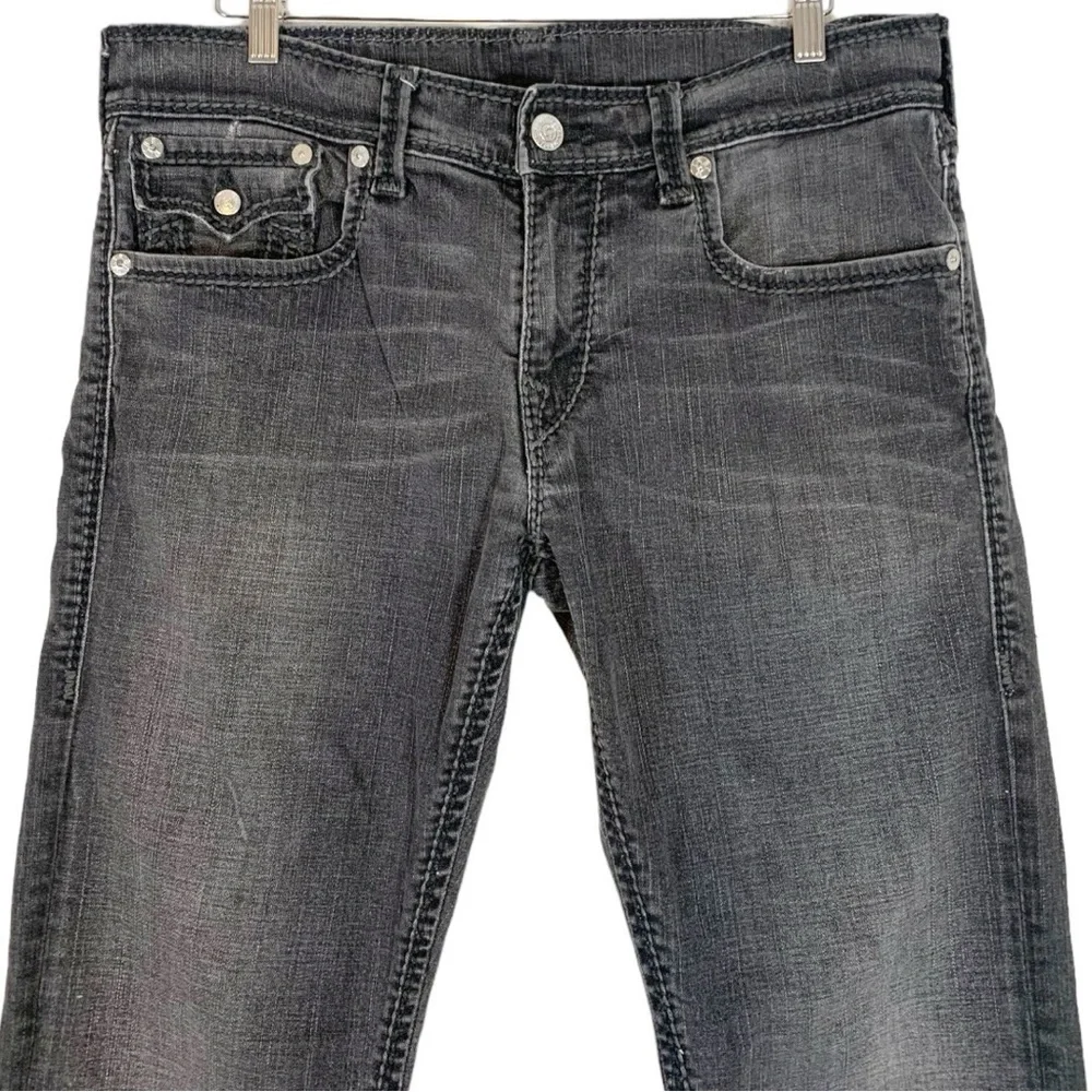 True Religion Straight Leg Mega T Jeans Size 36